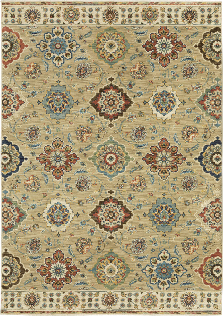 Oriental Weavers Francesca FR05D Beige/Multi Area Rug main image
