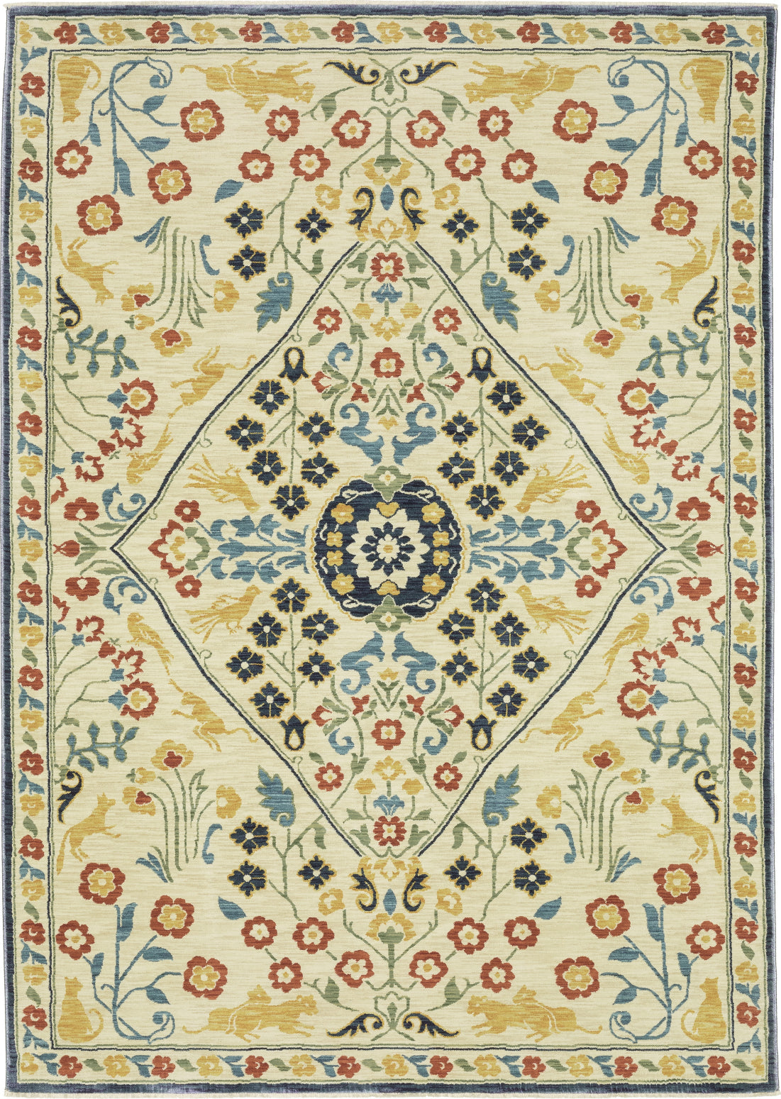 Oriental Weavers Francesca FR06B Ivory/Multi Area Rug main image