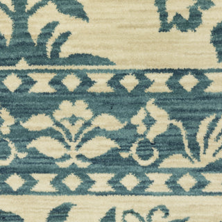 Oriental Weavers Francesca FR08H Blue/Ivory Area Rug Close-up Image