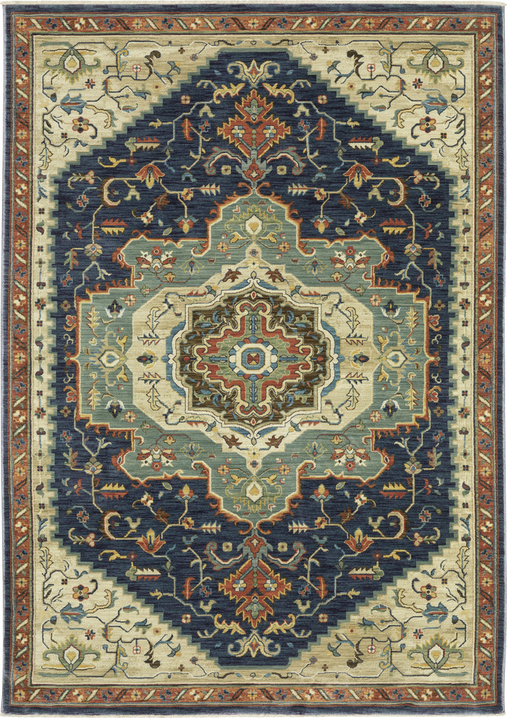 Oriental Weavers Francesca FR09F Blue/Multi Area Rug main image