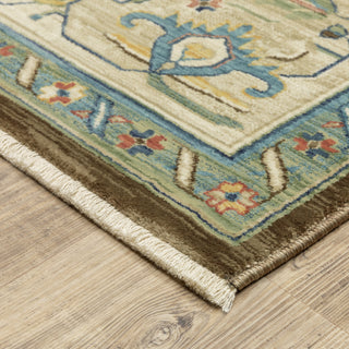 Oriental Weavers Francesca FR09M Brown/Multi Area Rug Corner Image