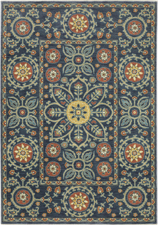 Oriental Weavers Francesca FR11B Blue/Rust Area Rug main image