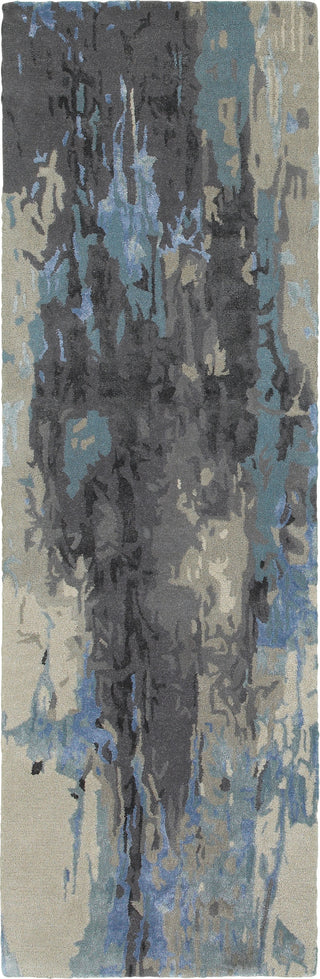 Oriental Weavers Galaxy 21906 Blue/ Grey Area Rug Runner