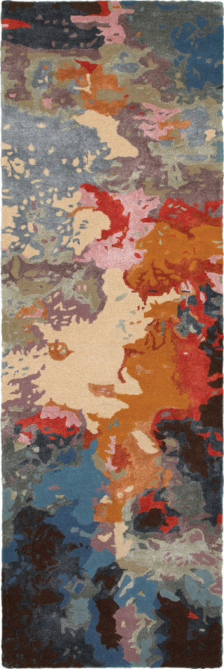 Oriental Weavers Galaxy 21908 Multi/ Pink Area Rug 2'6'' X 8' Runner 