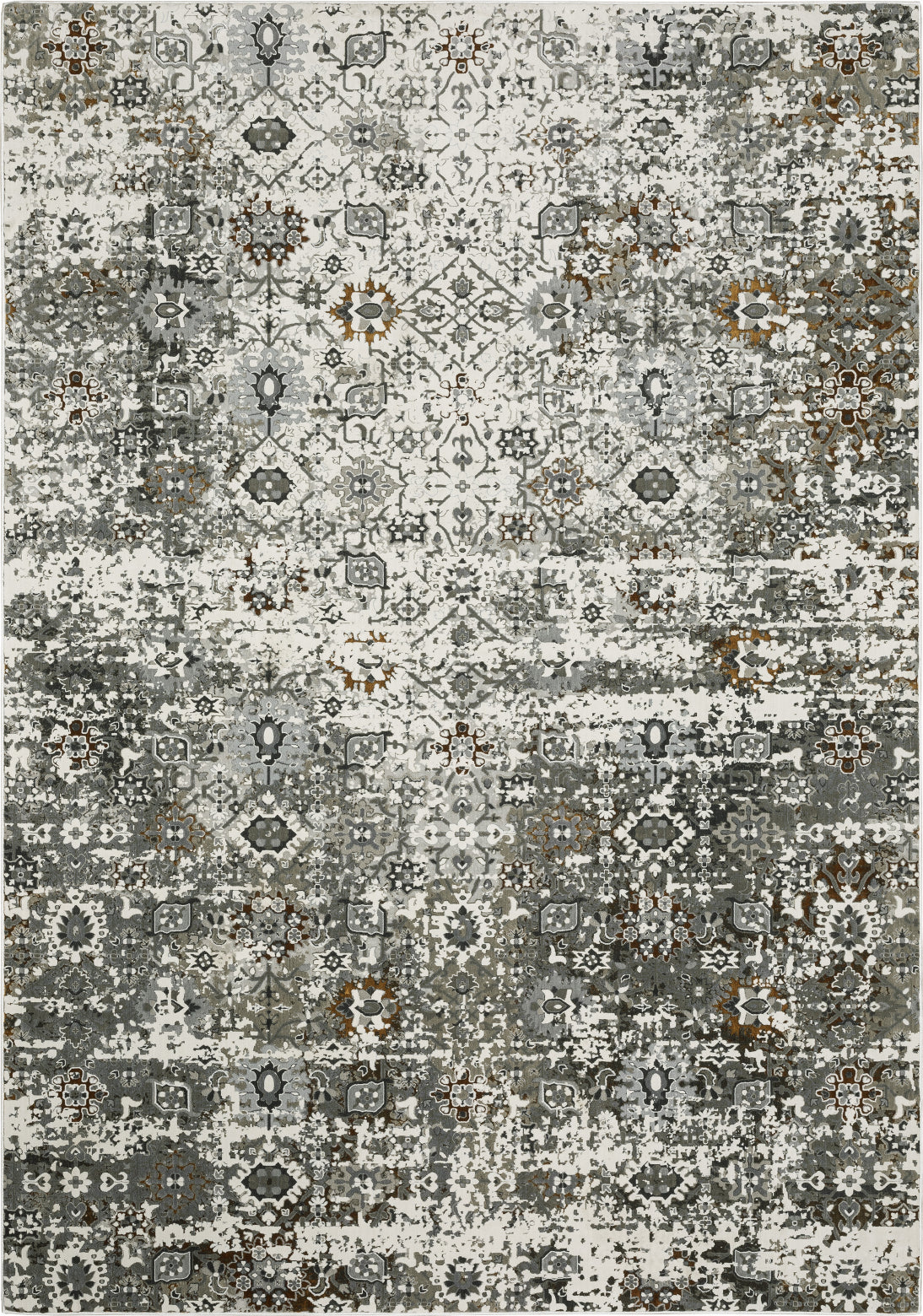 Oriental Weavers Gemini 070N2 Charcoal/Grey Area Rug – Incredible Rugs ...