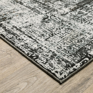 Oriental Weavers Gemini 090O2 Charcoal/Grey Area Rug Corner Image