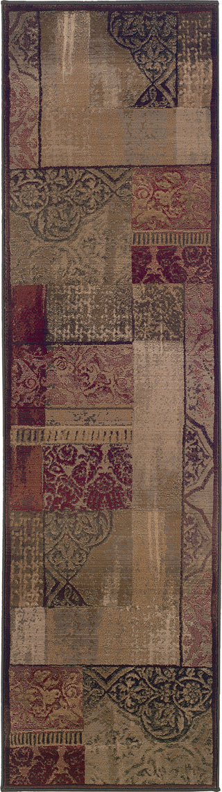 Oriental Weavers Generations 1527X Green/Beige Area Rug Runner