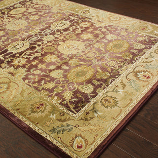 Oriental Weavers Generations 1732M Purple/Gold Area Rug Detail Shot Feature