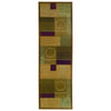 Oriental Weavers Generations 1987G Green/Brown Area Rug 2' 7 X 9' 1 Runner