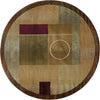 Oriental Weavers Generations 1987G Green/Brown Area Rug Round
