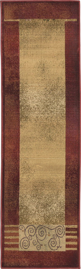 Oriental Weavers Generations 213R1 Red/Beige Area Rug Runner Image