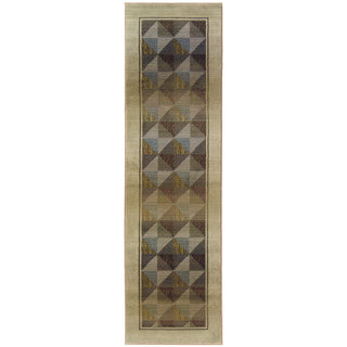 Oriental Weavers Generations 252J1 Beige/Green Area Rug 2' 3 X 7' 6 Runner