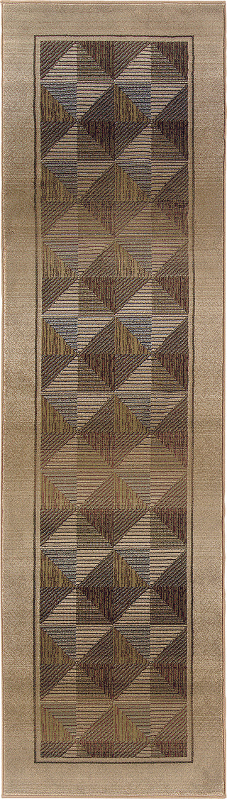 Oriental Weavers Generations 252J1 Beige/Green Area Rug Runner