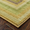 Oriental Weavers Generations 281J2 Beige/Green Area Rug Corner Shot