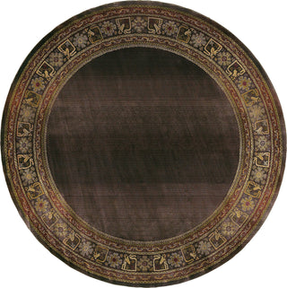 Oriental Weavers Generations 3436B Brown/Green Area Rug 6' Round