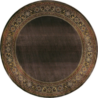 Oriental Weavers Generations 3436B Brown/Green Area Rug Round