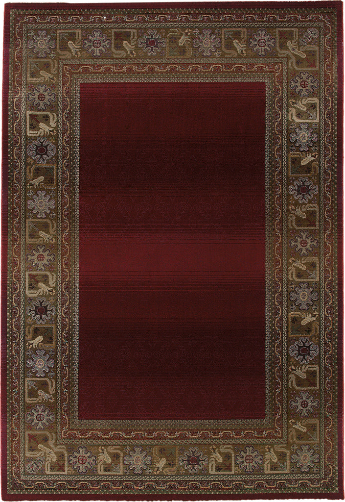 Oriental Weavers Generations 3436R Red/Green Area Rug main image