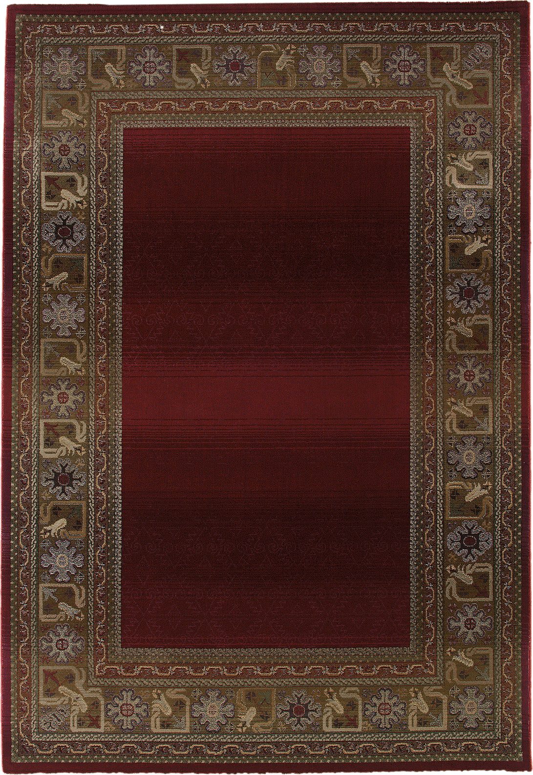 Oriental Weavers Generations 3436R Red/Green Area Rug main image