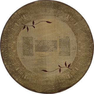 Oriental Weavers Generations 544G1 Green/Beige Area Rug 6' Round