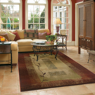 Oriental Weavers Generations 544X1 Red/Beige Area Rug Roomshot Feature