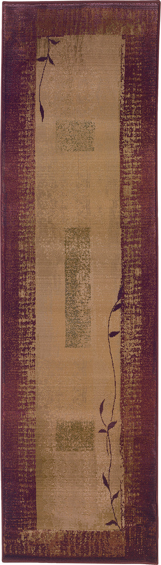 Oriental Weavers Generations 544X1 Red/Beige Area Rug Runner