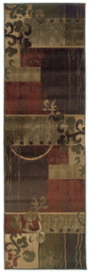Oriental Weavers Generations 8007A Green/Red Area Rug 2' 3 X 7' 6 Runner