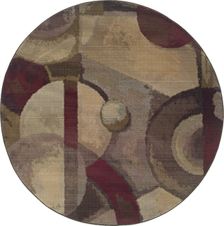 Oriental Weavers Generations 8013A Purple/Green Area Rug Round