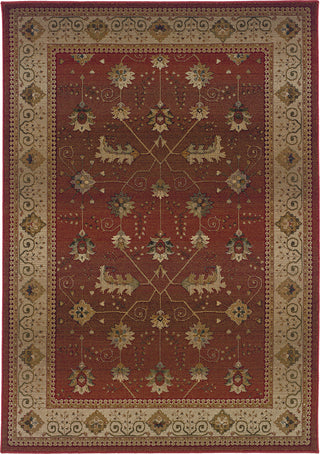 Oriental Weavers Genesis 112P1 Red/Beige Area Rug main image