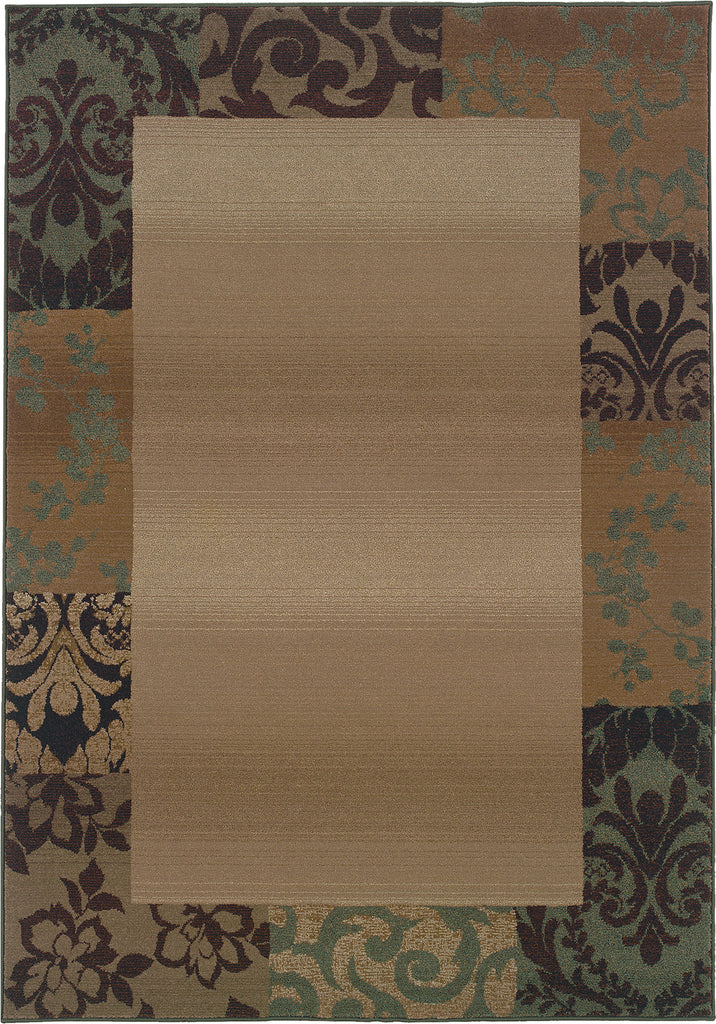 Oriental Weavers Genesis 2060Y Beige/Green Area Rug main image