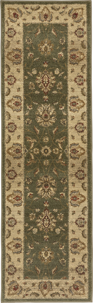 Oriental Weavers Genesis 034F1 Green/Beige Area Rug Runner Image