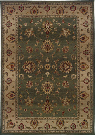 Oriental Weavers Genesis 034F1 Green/Beige Area Rug main image featured