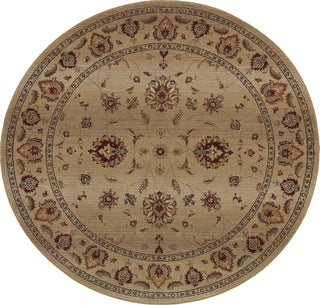 Oriental Weavers Genesis 034J1 Beige/Red Area Rug 6' Round