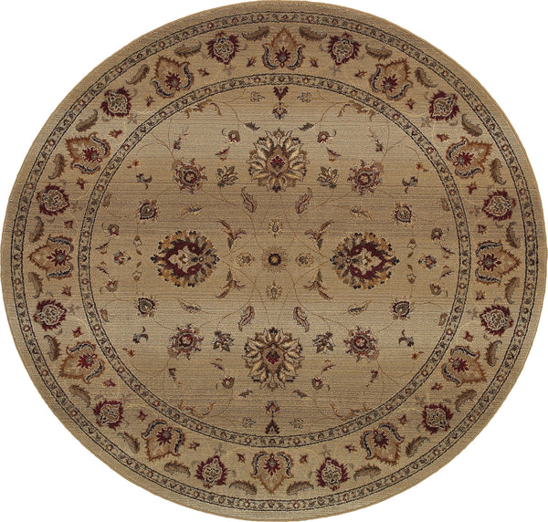 Oriental Weavers Genesis 034J1 Beige/Red Area Rug Incredible Rugs and