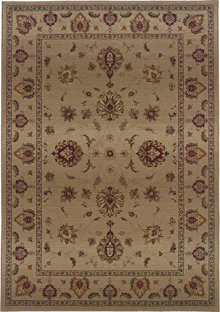 Oriental Weavers Genesis 034J1 Beige/Red Area Rug main image featured