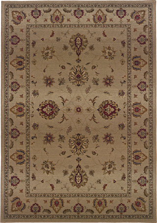 Oriental Weavers Genesis 034J1 Beige/Red Area Rug main image featured