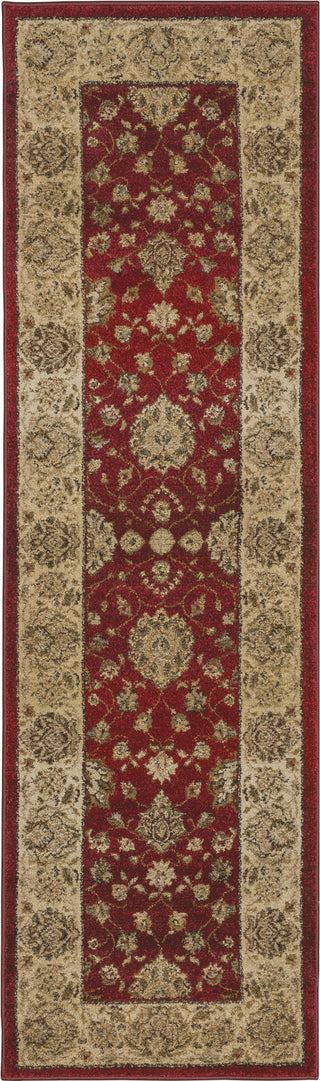 Oriental Weavers Genesis 035R1 Red/Beige Area Rug Runner Image