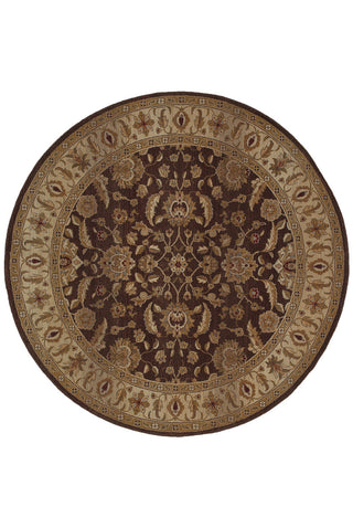 Oriental Weavers Genesis 952M1 Brown/Beige Area Rug 6' Round