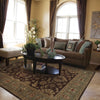 Oriental Weavers Genesis 952Q1 Brown/Blue Area Rug Roomshot Feature