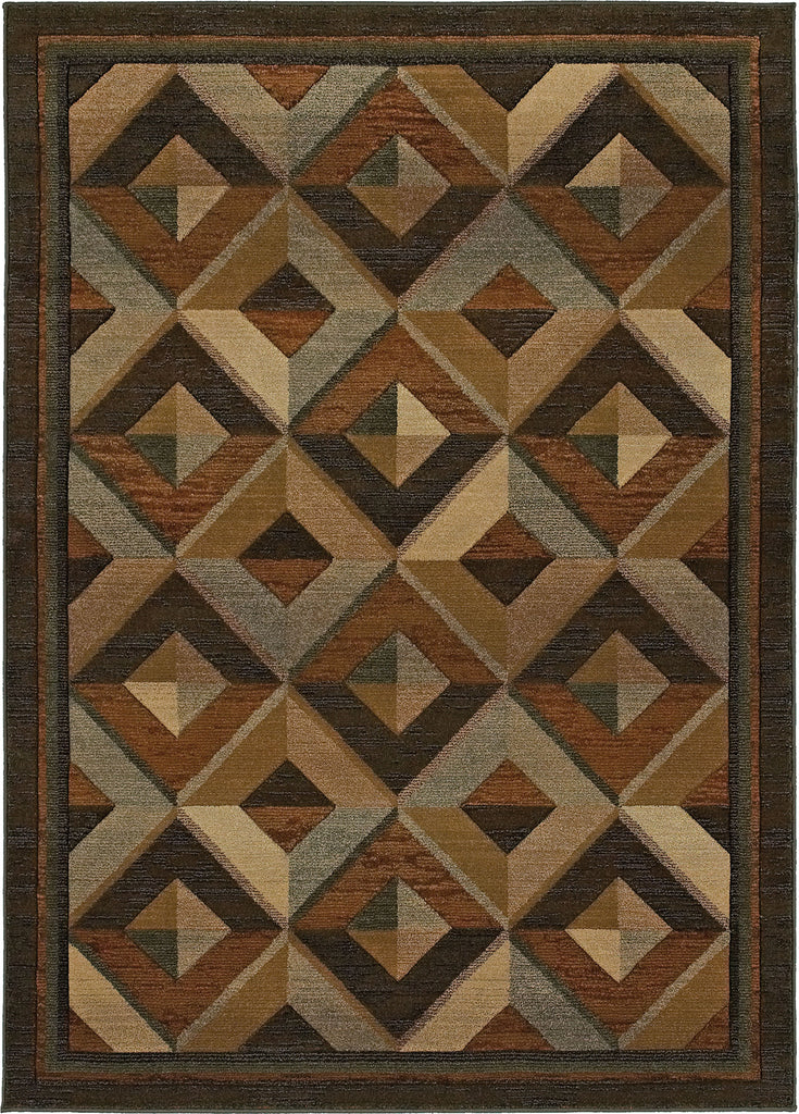 Oriental Weavers Genesis 956Q1 Brown/Beige Area Rug main image