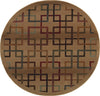 Oriental Weavers Genesis 096J1 Beige/Brown Area Rug 6' Round