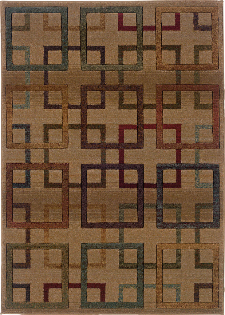 Oriental Weavers Genesis 096J1 Beige/Brown Area Rug main image