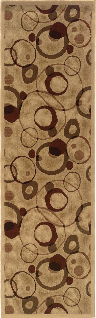 Oriental Weavers Genre 362Y8 Beige/Red Area Rug Runner