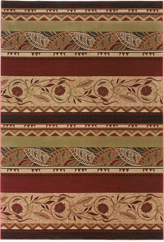 Oriental Weavers Genre 053R1 Rust/Beige Area Rug main image