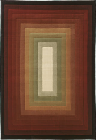 Oriental Weavers Genre 682X1 Brown/Red Area Rug main image