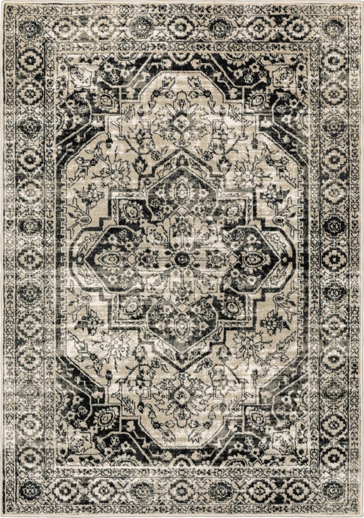 Oriental Weavers Georgia 429G0 Grey/Black Area Rug main image