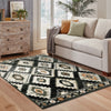 Oriental Weavers Georgia 605F0 Charcoal/Ivory Area Rug Lifestyle Image Feature