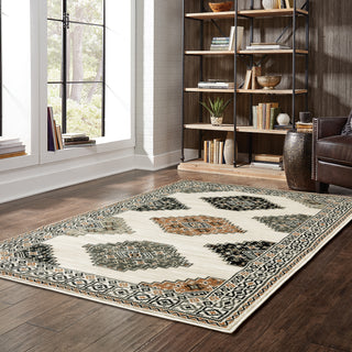 Oriental Weavers Georgia 640A0 Ivory/Multi Area Rug Lifestyle Image Feature