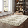 Oriental Weavers Georgia 643A0 Ivory/Grey Area Rug Lifestyle Image Feature