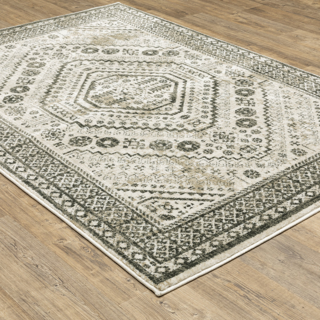 Oriental Weavers 659C0 Ivory/Grey Area Rug Incredible Rugs