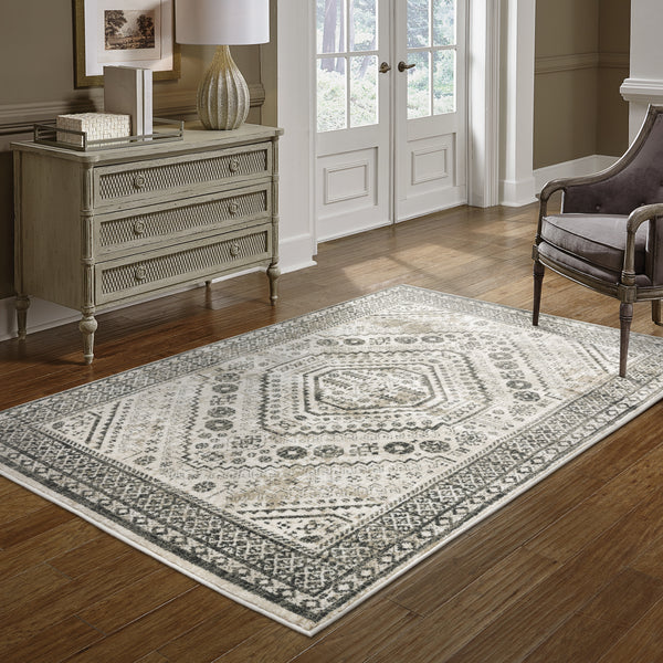 Oriental Weavers 659C0 Ivory/Grey Area Rug Incredible Rugs